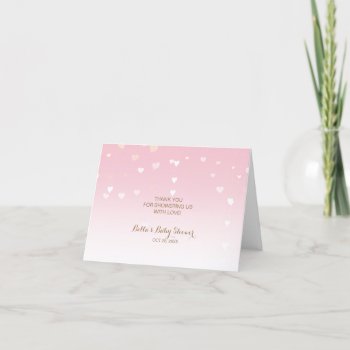 Wildflower Butterfly Baby Shower Thank You Card by FancyMeWedding at Zazzle