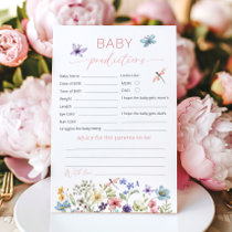 Wildflower Butterfly Garden Baby Predictions