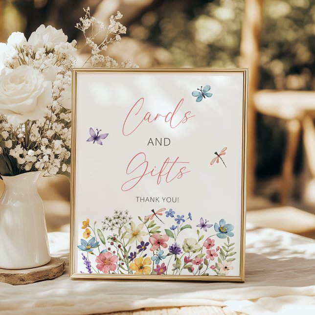 Wildflower Butterfly Garden Cards and Gifts Poster (Creator Uploaded)