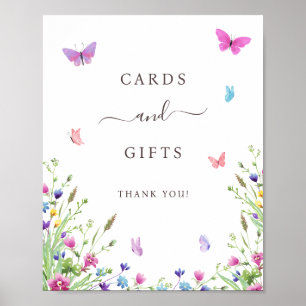 Wildflower Butterfly Gifts And Cards Sign