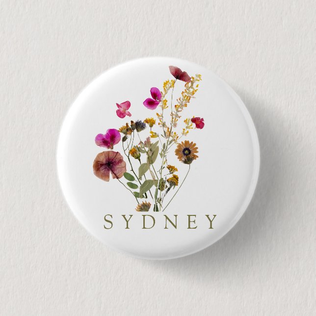  Wildflower Button (Front)
