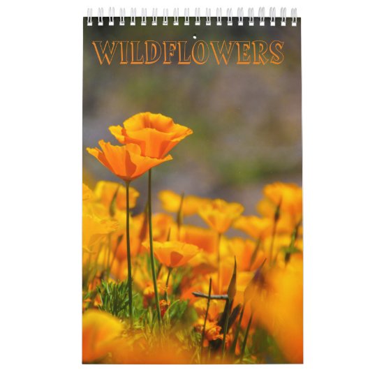 Wildflower Calendar | Zazzle.com