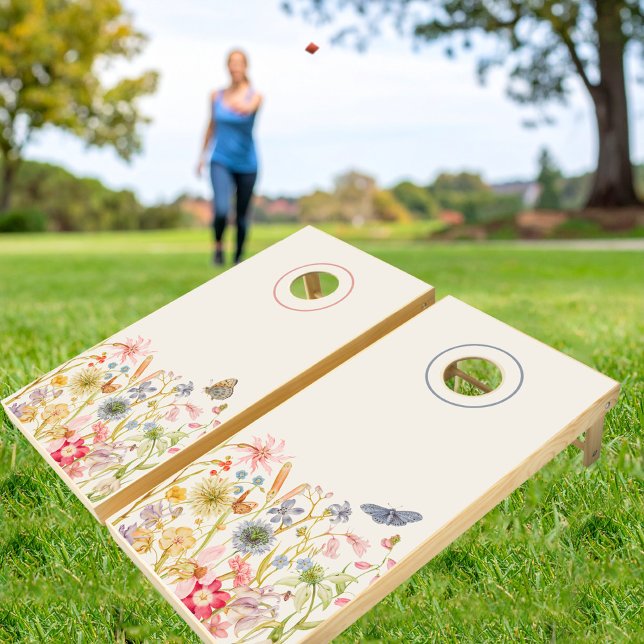 Wildflower Celebration Cornhole Set (Creator Uploaded)