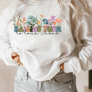 Wildflower Christian mama Sweatshirt