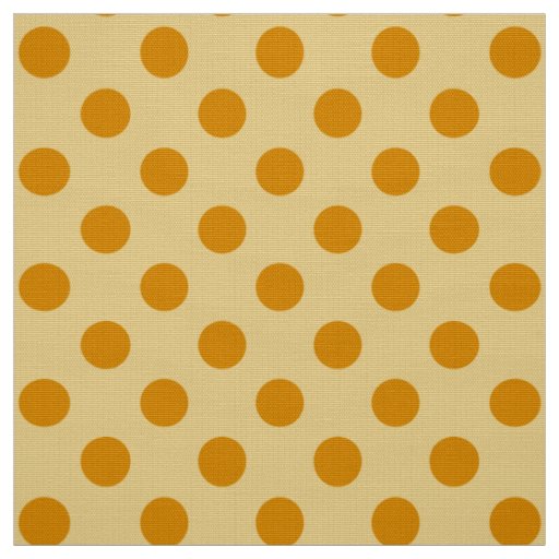 WILDFLOWER - Classic Gold Polka Dots on Mod Yellow Fabric