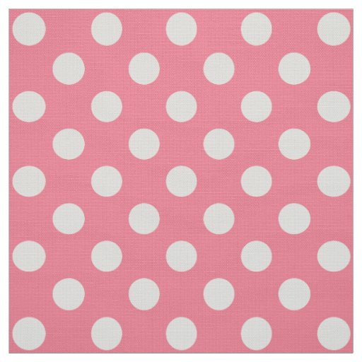 WILDFLOWER - Classic Polka Dots on Valentine Pink Fabric