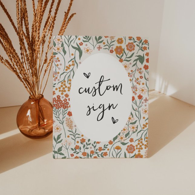 Wildflower Custom Sign Template (Custom Sign)