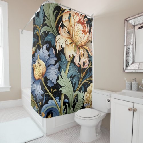 wildflower daisy Shower Curtain