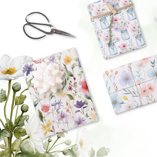 Wildflower Delights Wrapping Paper Sheets