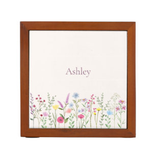 Wildflower Desk Organizer Pen Holder