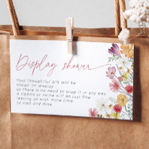 Wildflower Display Shower Bridal Love in Bloom
