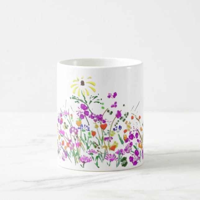 Wildflower Doodle Mug (Center)