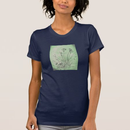 Wildflower Drawing T-shirt