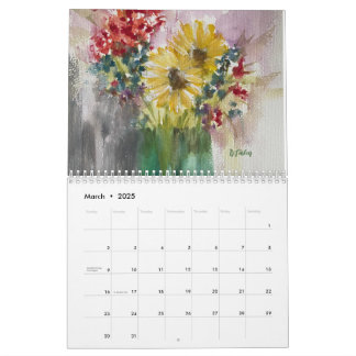 Wildflower Dreams Calendar 2025