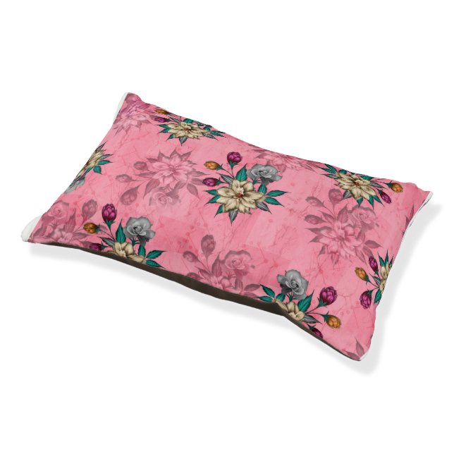 Wildflower Dreams Pet Bed (Angled)