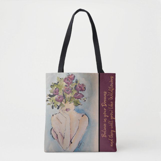 Wildflower Dreams Tote Bag (Front)