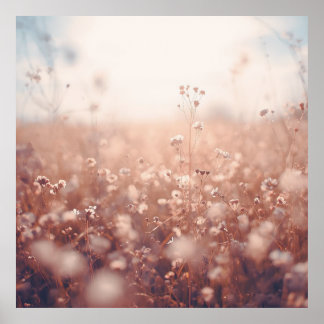 Wildflower Dreamscape  Poster
