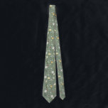 Wildflower Dusty Sage Floral Green Neck Tie<br><div class="desc">Elevate your style with our 'Wildflower Dusty Sage Floral Green' collection. Featuring a delicate blend of soft sage tones and intricate floral designs,  these print-on-demand products bring a touch of nature-inspired elegance to your wardrobe or home decor. Perfect for those who appreciate subtle beauty and timeless charm.</div>