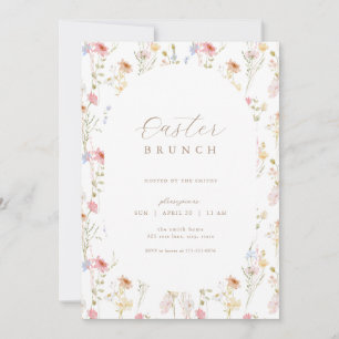 Wildflower Easter Brunch & Egg Hunt Invitation