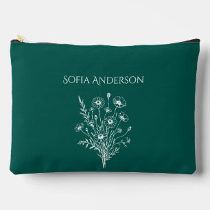 Wildflower Elegance- Accessory Pouch