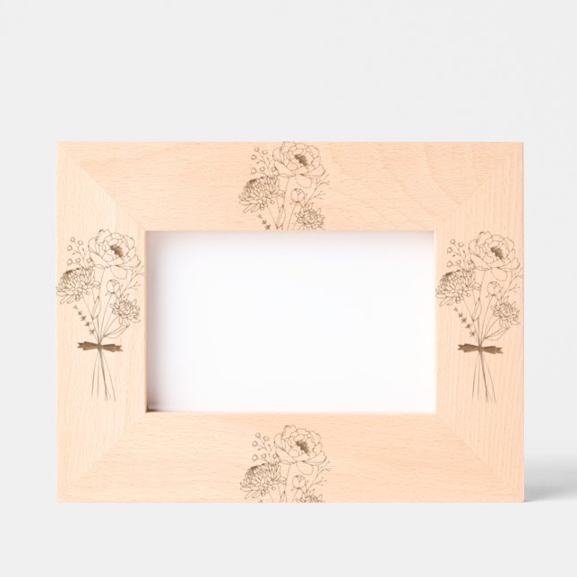 Wildflower  engraved frames (Front)