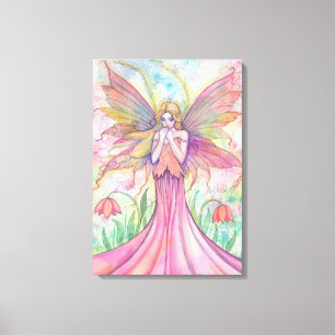 Wildflower Fairy Gallery Wrapped Canvas Print