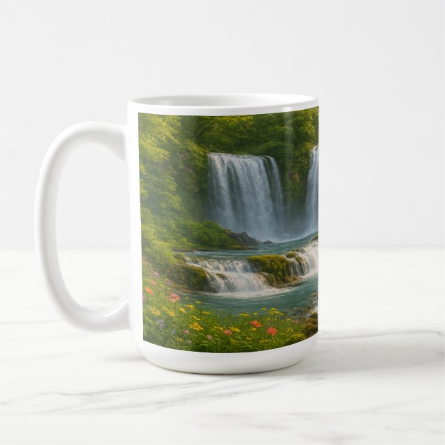 Wildflower Falls Coffee Mug (Left)