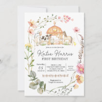 Wildflower Farm Birthday Invitation