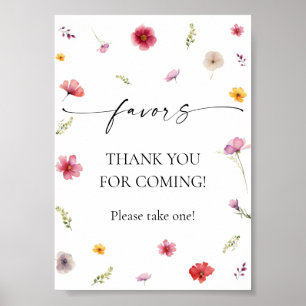 Wildflower Favor Poster