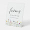 Wildflower Favors Sign