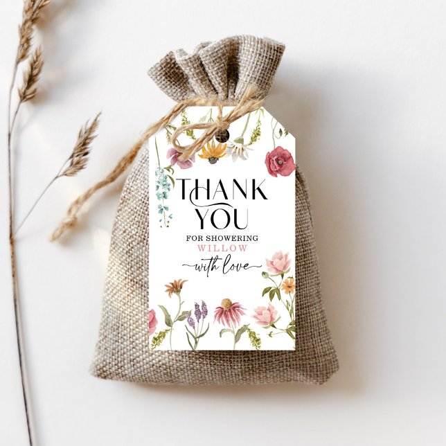 Wildflower Field Boho Favor Tag (Creator Uploaded)
