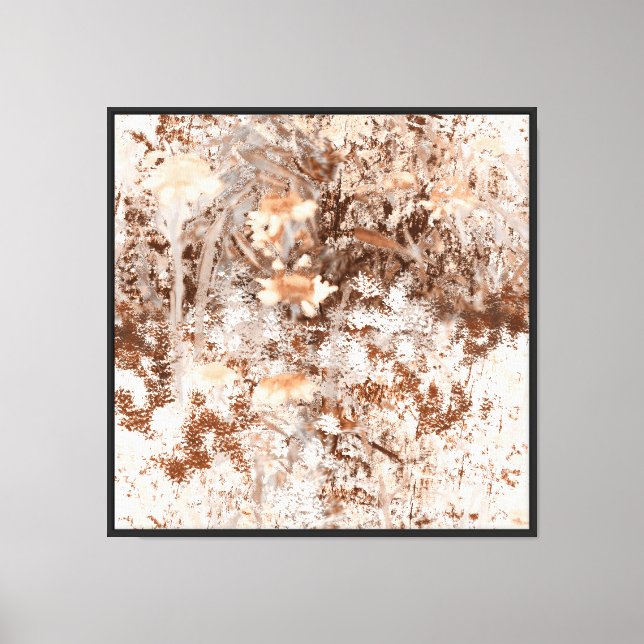 Wildflower Field Impressionism- Canvas Print (Front)