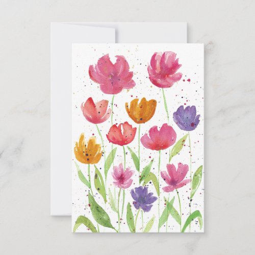 Wildflower Field Notecard