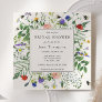 Wildflower Fields and Buzzing Bees Bridal Shower Invitation