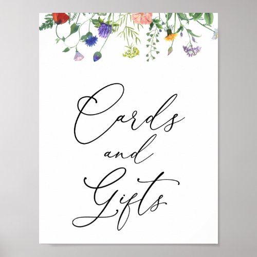 Wildflower Fields Cards and Gifts Sign