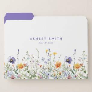 Wildflower File Folder