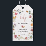 Wildflower Floral Baby In Bloom Baby Shower Gift Tags<br><div class="desc">Little Wildflower Is On The Way!  Wildflower Floral Baby In Bloom Baby Shower Gift Tags Labels</div>