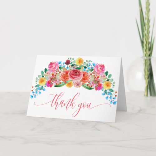 Baby Shower Favors 17 Wildflower Floral Baby Shower Thank You Card