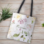 Wildflower Floral Bachelorette Bridesmaid Gift Tote Bag<br><div class="desc">A chic & trendy wildflower floral bachelorette party custom name tote bag.  The ideal gift for your favorite girls.</div>
