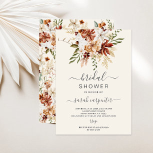 Wildflower Floral Bridal Shower invitation