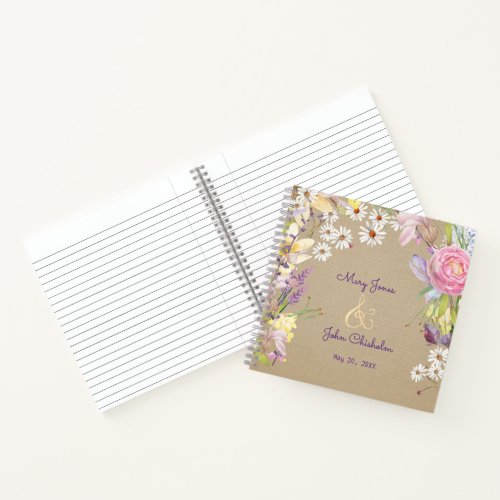 Wildflower Floral Bunches Notebook