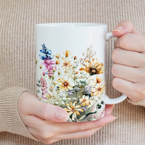 Wildflower Floral Coffee Mug