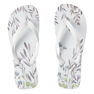 Wildflower Floral Flip Flops