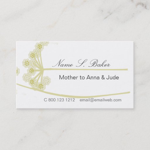 Customizable Elegant Floral Business Card Templates