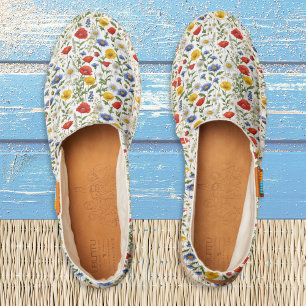 Wildflower Floral Patterned Summer Espadrilles