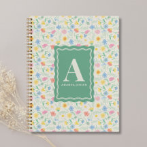 Wildflower Floral Personalized