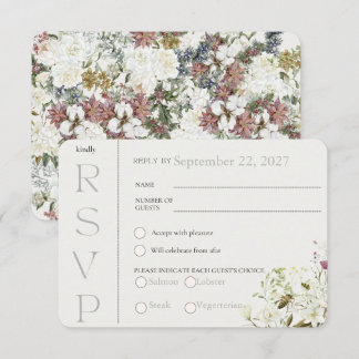 Wildflower Floral RSVP Response Card