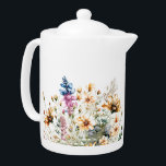 Wildflower Floral Teapot<br><div class="desc">Wildflower Floral Teapot</div>