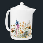 Wildflower Floral Teapot<br><div class="desc">Wildflower Floral Teapot</div>