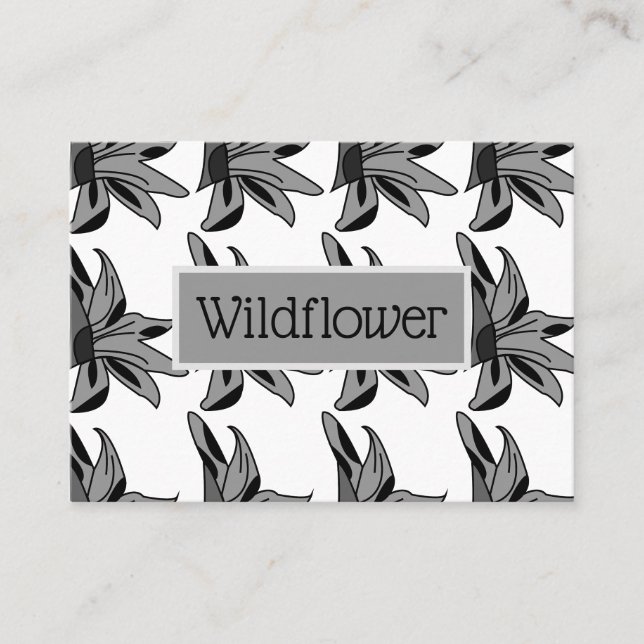 Wildflower Florist Business Card (Front)